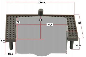 РЕШЕТКА ОТСЕДЛИТЕЛЬНОГО БАКА ДЛЯ ЛИНЕЙНОГО СЛИВА