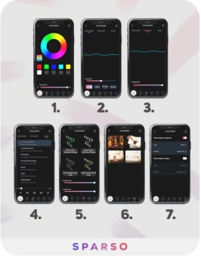 Светодиодная лента 12M RGB 5050 LEDs Пульт дистанционного управления Bluetooth Приложение МУЗЫКА Набор 12V SMD