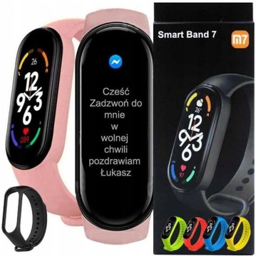 SMARTBAND M7 OPASKA SPORTOWA SMARTWATCH + 2 PASKI