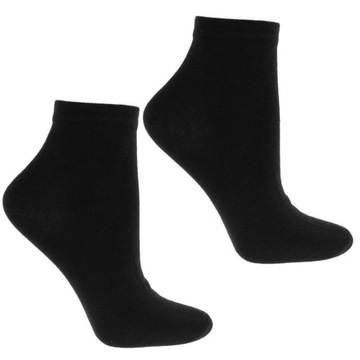 4x Ponožky Dámske Krátke 3/4 Bavlnené ponožky Čierne MORAJ 35-38
