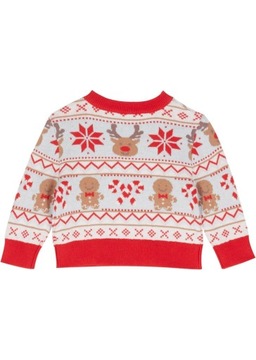 BPC SWETER NIEMOWLĘCY W BOŻONARODZENIOWE MOTYWY 764 80