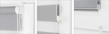 Roleta Dzień i Noc na wymiar 44x150cm z napinaczem