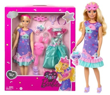 Barbie Moja Pierwsza Lalka z akcesoriami HMM66 dla Przedszkolaków od Mattel