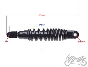 ЗАДНИЙ АМОРТИЗАТОР ДЛЯ YAMAHA BOOSTER u