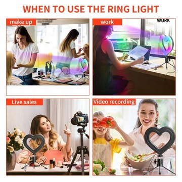 6-дюймовая RGB-видеолампа Светодиодная лампа в форме