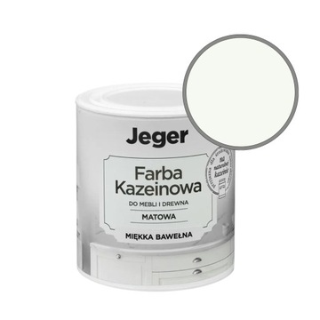 Farba Do Mebli I Drewna Kazeinowa Matowa 0,5L Miękka Bawełna