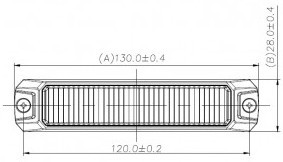 Стробоскопическая лампа Стробоскоп 7Вт оранжевый 6 светодиодов 12/24В