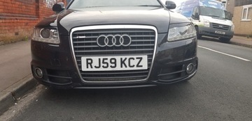 AUDI A6 C6 брови //// БЕЛЫЙ ///ПЛАСТИК ///АБС ///