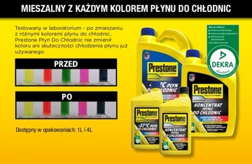 PRESTONE PŁYN CHŁODNIC MIESZALNY GOTOWY -37C 1L