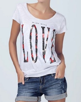T-shirt Jadea 4341 z napisem FRAGOLA M/L