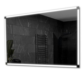 Lustro łazienkowe podświetlane LED 90x80 Ryga