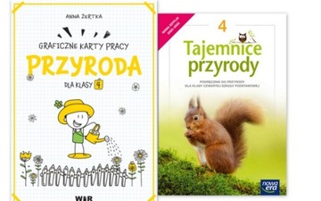 Przyroda Graficzne karty 4+Tajemnice przyrody PODR