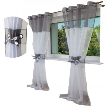 Firana HOLANDIA 145x250 cm PRZELOTKI Firana