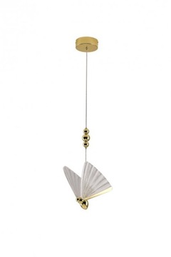 LIGHT PRESTIGE MARIPOSA LAMPA WISZĄCA ZŁOTA LED MOTYL WAŻKA DESINGERSKA