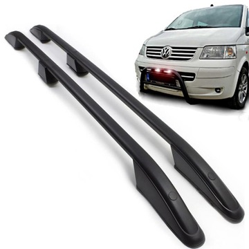 Relingi VW T6 T5 Czarne Długi Transporter
