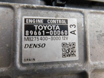 JEDNOTKA ŘÍZENÍ MOTORU YARIS II 1.33 89661-0DD60