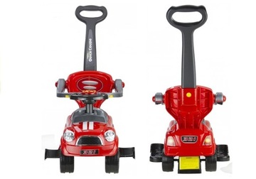 Push-Ride-On с направляющей Coupe Red