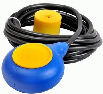 Wyłącznik - włącznik pływakowy okrągły, 8A 250V
