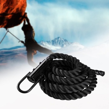 Lina wspinaczkowa poprawia siłę fizyczną skakankę do walki 38 mm x 3 m