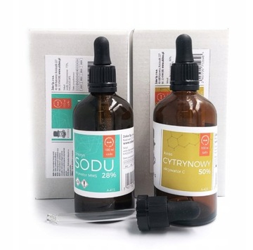 ZOKE Dr Alcheo MMS Chloryn Sodu 28% + Aktywator Kwas Cytrynowy 50% 2 x100ml