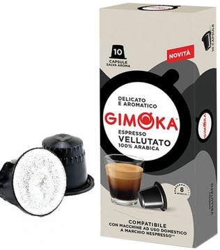 Gimoka VELLUTATO kapsułki do Nespresso kawa 10szt.
