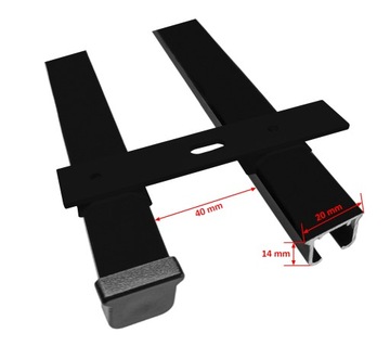 Двойной потолочный карниз, ЧЕРНЫЙ, карнизы, алюминиевый потолочный карниз, 220 см