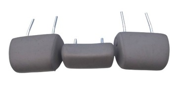 PODHLAVNÍK PODHLAVNÍKY ZADNÍ ŠEDÉ KOŽENÝ 3KS VW TOUAREG 7L 2002-2010R.