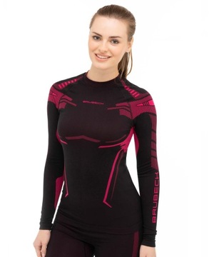 BIELIZNA DAMSKA TERMICZNA BRUBECK DRY KOMPLET BLUZA I SPODNIE M