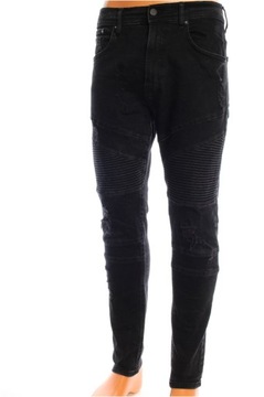 ZARA Spodnie jeans jeansy slim fit fajny design r. W32