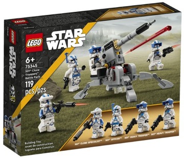 LEGO Star Wars 75345 Zestaw bitewny żołnierze-klon