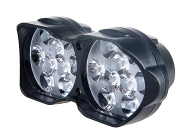 REFLEKTOR HALOGEN LAMPA 18x LED MOTOCYKL MOTOR