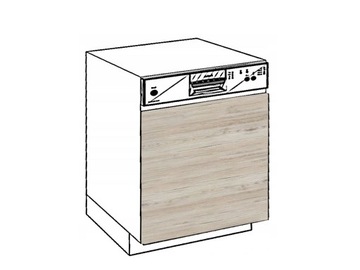 ecoModel Front do zmywarek FZ 60A Dąb Bordeaux