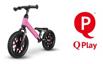 Беговел-велосипед Ride On Qplay Spark Pink