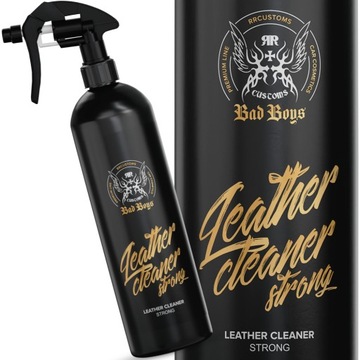 RRC BadBoys Leather Cleaner Strong 1л предназначен для чистки кожи.