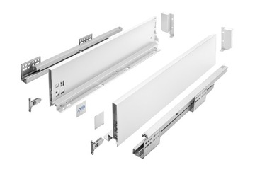 Szuflada GTV Axis PRO biała średnia 550 H116 L550 Cichy Domyk