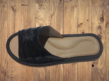 PANTOFLE KLAPKI PAPCIE LACZKI KAPCIE DAMSKIE*41*PL