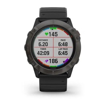 Garmin Fenix ​​6X Pro Solar Edition — умные часы с черной резиной P