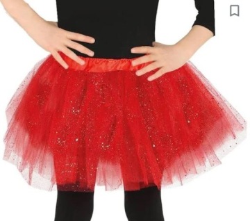 tiulowa spódniczka Tutu CZERWONA