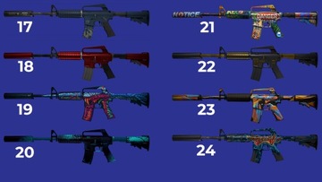 M4A1-S SKIN BRONI COUNTER-STRIKE IRL do zawieszenia - PREZENT UPOMINEK