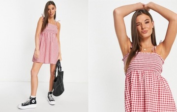 Miss Selfridge sukienka mini na ramiączkach XXL