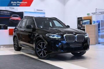 BMW X3 G01 SUV Facelifting 2.0 20d 190KM 2022 BMW X3 xDrive20dFV23Reflektory LEDFotele Sportowe 2.0 Diesel 190KM