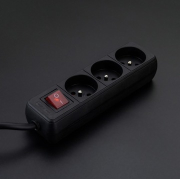 PRZEDŁUŻACZ Listwa Zasilająca 2M 3 GNIAZDA 230V