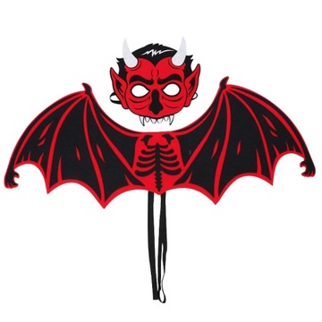 HALLOWEEN WINGS череп серии летучая мышь милый мультфильм B710-34