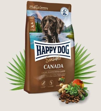 Happy Dog Sensible Canada Kanada 4kg +4 GRATISY!
