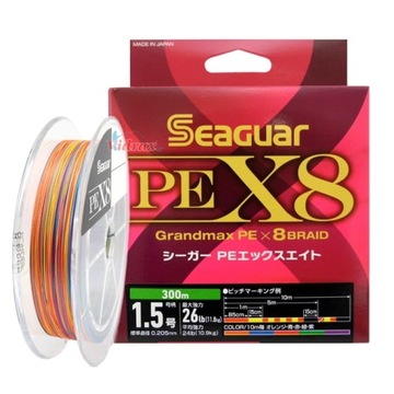 Japońska Plecionka SEAGUAR PEX8 14LB 6,4 kg. 150 m