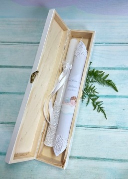 Коробка со свечой+платина, графика У232