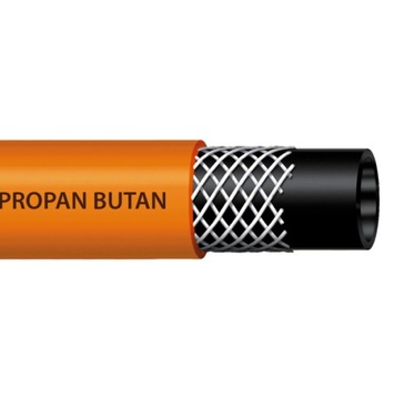 WĄŻ DO GAZU PROPAN-BUTAN 9mm 3 WARSTWY MOCNY GRILL