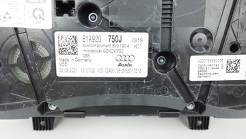 AUDI Q2 81A 2016- PŘÍSTROJOVÁ DESKA BUDÍKY 81A920750J
