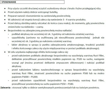 Тротон грунтовка и средство для удаления ржавчины 2в1 Rust Filler 250мл