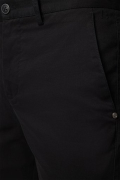 Spodnie Czarne Chino Lancerto Monaco W34/L30